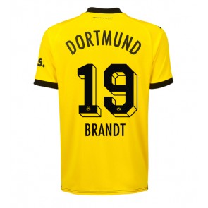 Borussia Dortmund Julian Brandt #19 Replica Home Stadium Shirt 2023-24 Short Sleeve